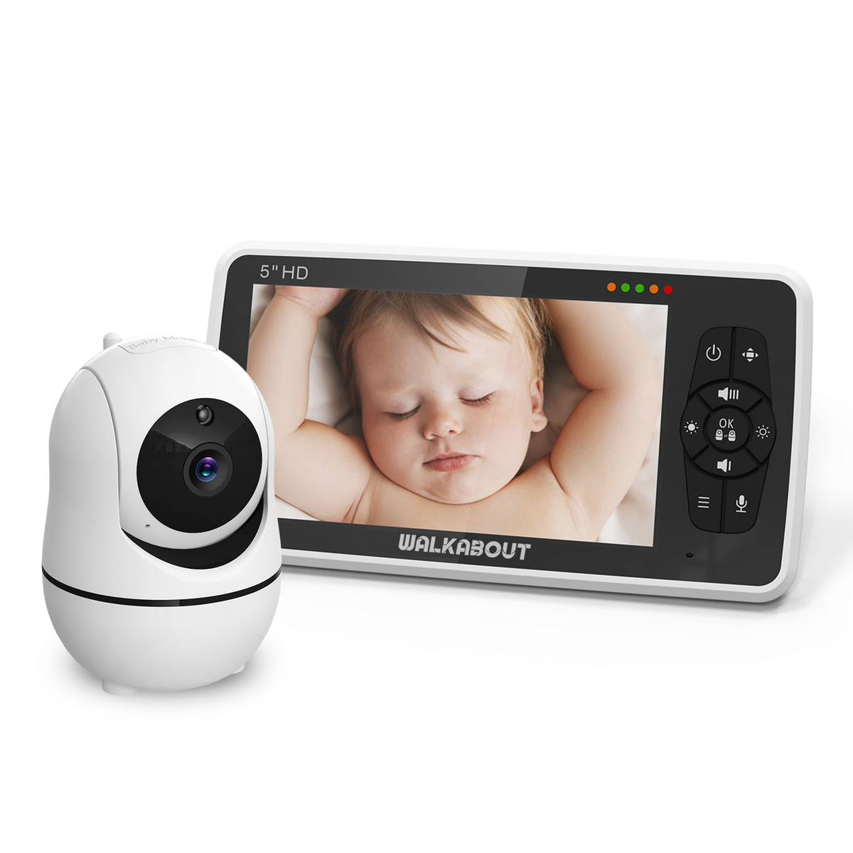an image in electric device where a baby is slepping